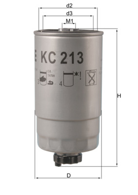 KC213, Fuel filter, Fuel filter, MAHLE, 0077362339, 0986450116, 24H2O03, 30744, 5118, 74930744, EFF199, ELG5306, FN803, H161WK, PP968/3, PS10002, QFF0048, SN80037, V240485, WK854/3, 1457434460, 71731829, PS10002EWS, 77362339, PS9844, PS9844WST