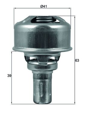 TX17486, Thermostat, Kühlmittel, Thermostat, MAHLE, 3029.86, 7700619931, 78247, 819923, 84NU8575D, 9000322, TH01483, TH4493.86, 7701349314, TH4495.86, 7700627940, 7700722762, 7701348340, 7701348374, 8933000140
