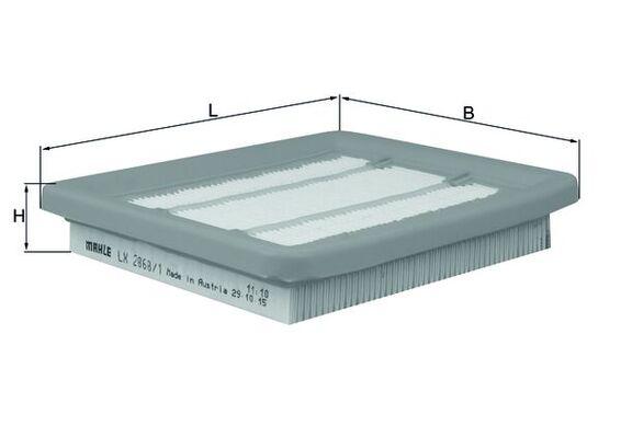 Luftfilter - LX2868/1 MAHLE - 17211Z1L003