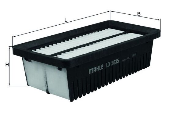 LX2035, Air Filter, Air filter, MAHLE, 154072401976, 30A3400, 48493, 585469, 60948493, 7701068104, 8543, A1272, A2249, ADR162214, AG1773, ALA8386, AP133/4, C2325, CA10422, E1254L, EAF699, ELP9120, F026400607, LVFA1454, MD8554, P604, PA3367, PA7562, PC3332E, QFA0499, S3A34A, WA9695