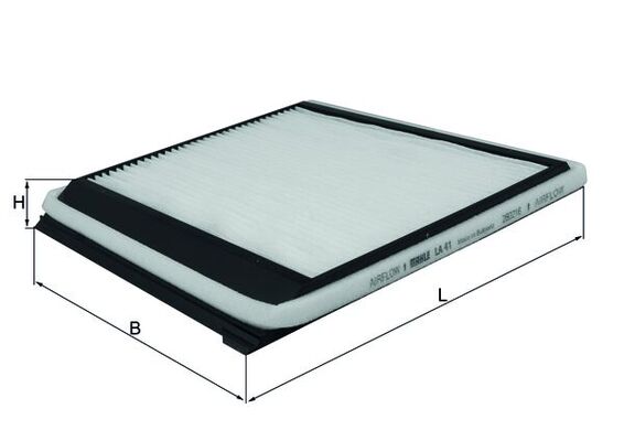 LA41, Filter, Innenraumluft, Innenraumfilter, MAHLE, 1987432226, 5318800, 653886K, 7700846236, 80000356, ACE109, AH599, ALC5108, BFC1074, CCF0108, CF9818, CU2425, E1977LI, E365, E370, EKF315, ELR702, FC193R, HB117, K1151, MS6343, PU1014E, QFC0324, S3188C, SA1255, SC4068, VCF178, WP9202, 698175, 7701205280