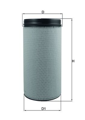 LXS300, Sekundärluftfilter, Luftfilter, MAHLE, 154705817260, 21115501, 27a0400, 5343210013, 93373E, AM442/9W, CF1940, E1024LS, R545, RS5731, S7A04A, 23294956