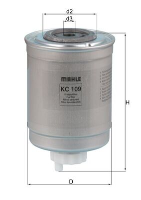 KC109, Fuel filter, Fuel filter, MAHLE, 0986TF0400, 1015734, 1049979, 110074, 152071758030, 2440100, 4210, 452FC, 5021185595, 587721, 6005, 63601, 7237, 7690210, ALG2300, BFF8069, CFF100249, CS464, DN314, EFF036, ELG5243, F58242, FF0107, FF5483, FG2077, FN319, FP3540, FP5403, FSM4127, GFE5330