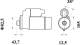 Starter - MS432 MAHLE - 05710924, 50495901, 55169.7