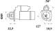 Starter - MS717 MAHLE - 3472163, T406500