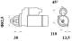 Starter - MS722 MAHLE - 5343.3708010