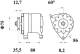 Generator - MG207 MAHLE - 3961474, 63324256, 8EL725691-001