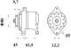 Generator - MG369 MAHLE - 0000098417133, 0120488252, 19025057