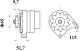 Generator - MG432 MAHLE - 11572690, 63320102, 87667991