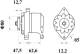 Generator - MG600 MAHLE - 0011573570, DRA0743, 11573570