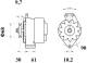 Generator - MG605 MAHLE - 2C91134000, 61920110
