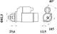 Starter - MS737 MAHLE - 0001223506, 106255, 1116077
