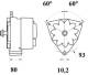 Generator - MG773 MAHLE - 0101549002, 0120469120, 0131547202