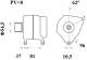 Generator - MG812 MAHLE - 0000002995976, 0124555005, 0000004892318