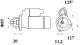 Starter - MS766 MAHLE - 000123045, 113760, 1387381