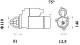 Starter - MS767 MAHLE - 0001231013, 0289183, 103688