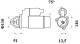 Starter - MS768 MAHLE - 0001231036, 106782, 114069