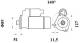 Starter - MS769 MAHLE - 0000002995138, 0986022940, 112822