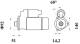 Starter - MS773 MAHLE - 0001330057, 20450305, M009T82671