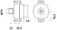 Generator - MG796 MAHLE - 0124555008, 0518064, 0124555034