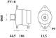 Generator - MG801 MAHLE - 0124555017, 20466315, 5010589555