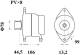 Generator - MG817 MAHLE - 0986085310, 20741686, 0124655021