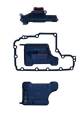 Hydraulic Filter, automatic transmission - HX157D MAHLE - 0703478, 090444592, 105792