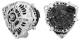 Generator - MG809 MAHLE - 0124655003, 1377860, 0124655039