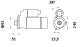 Starter - MS770 MAHLE - 0000500060854, 0986023270, 113984