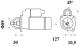 Starter - MS287 MAHLE - 87054526, 87577368