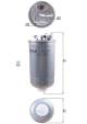 Kraftstofffilter - KL147/1D MAHLE - 0450906437, 109115, 153071760379