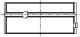 Kurbelwellenlagersatz - 043HS18401210 MAHLE - H1026/40.25mm