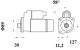 Starter - MS889 MAHLE - 01182195, 106609, 114323