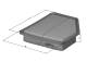 Luftfilter - LX1613 MAHLE - 0986AF2340, 1770050241, 1780150060