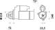Starter - MS462 MAHLE - 0001371015, 1317220, 458175