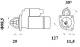 Starter - MS417 MAHLE - 221561, 35259350, 8031130