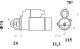 Starter - MS241 MAHLE - 2834752, TPN803, 36560