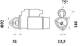 Starter - MS463 MAHLE - 0001372005, 19070033, 4571510301