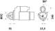 Starter - MS473 MAHLE - 0001372001, 0041519401, 458176
