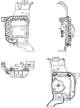 Control, blending flap - AA17000P MAHLE - 351344031, 6Q1819453D
