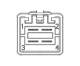 Resistor, interior blower - ABR104000P MAHLE - 109154, 1774402, 351332451