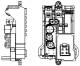 Regulator, passenger compartment fan - ABR29000P MAHLE - 106013, 2038214058, 351321141