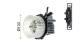 Interior Blower - AB114000P MAHLE - 05991209, 069412703010, 114980