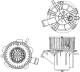 Interior Blower - AB132000P MAHLE - 069412706010, 34198, 351040641