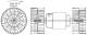 Interior Blower - AB152000P MAHLE - 0038300608, 351043381, 87400