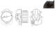 Interior Blower - AB258000S MAHLE - 351150-764, 7P0820021B, 7P0820021H
