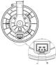 Interior Blower - AB259000P MAHLE - 0130115601, 12E820015, 351150771
