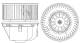 Interior Blower - AB264000P MAHLE - 1548220, 34328, 351151021