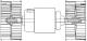 Interior Blower - AB87000P MAHLE - 0038300508, 05991192, 34144
