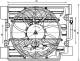 Fan, A/C condenser - ACF23000S MAHLE - 0502.1007, 058050N, 0639751